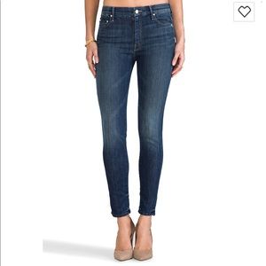 Mother high rise waisted looker 26 skinny jeans